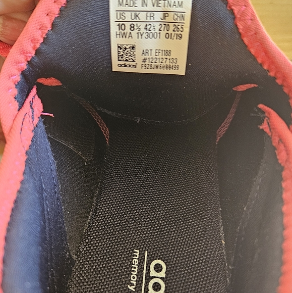 Adidas Scarlet Red Leisure Shoes - Picture 4 of 4